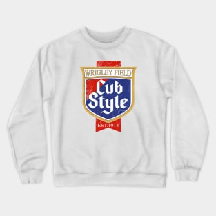 Cub Style Vintage Chicago Crewneck Sweatshirt